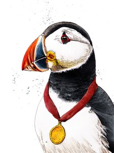 Gratulálunk Puffinnak a fehérhez, 2020 alkotó: Mike Davis