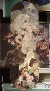Krizantémok (Chrysanthemums) – Mikhail Alekszandrovics Vrubel (Vrubel) festménye (1856-1910), olaj, vászon alkotó: Mikhail Aleksandrovich Vrubel