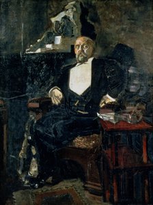 Savva Mamontov, az első magánopera alapítójának portréja alkotó: Mikhail Aleksandrovich Vrubel