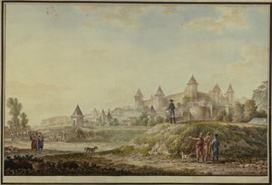 Kilátás a Bender-erődre, 1790