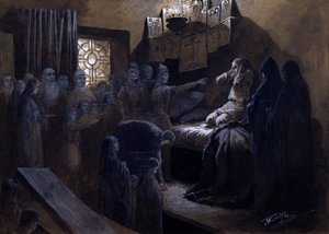 Rettegett Iván és áldozatainak szellemei, 19. század vagy 20. század eleje alkotó: Mikhail Petrovich Klodt