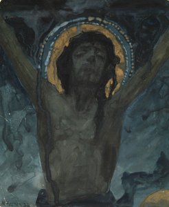 Krisztus a kereszten alkotó: Mikhail Vasilievich Nesterov