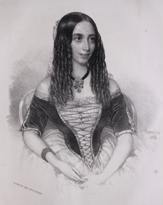 Lemouton Emília portréja (Barabás Miklós, 1845) alkotó: Miklós Barabás