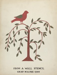 Gray, Maine 1800 (1. sz.): a javasolt portfólióból: "Maine Wall Stencils"