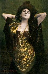 Norma Whalley, ausztrál színésznő, a XX. század elején. alkotó: Miller and Lang