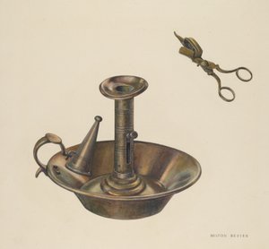 Gyertyatartó alkotó: Milton Bevier
