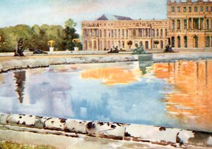 A palota északi szárnya a Versailles-i Parterre D