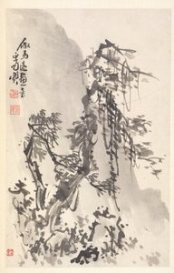 Táj Ma Yuan módjára, 1788. alkotó: Min Zhen