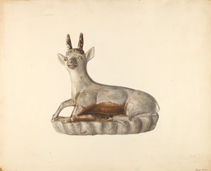Szarvas figura, c. 1938.