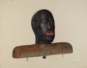 Fekete ember feje, c. 1940.