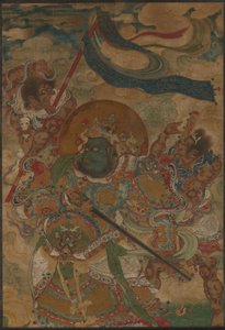 Virudhaka mennyei király alkotó: Ming Dynasty Chinese School