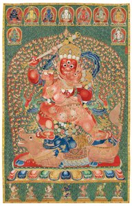 Császári hímzett selyem thangka alkotó: Ming Dynasty Chinese School