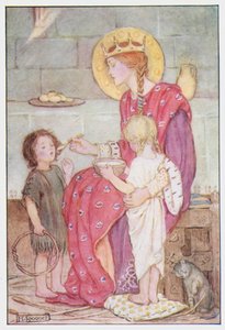 Skóciai Szent Margit (színes litó)