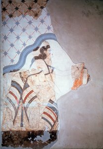 Női alak (freskó alkotó: Minoan