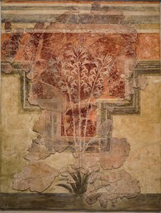 Minószi kompozíció. A "Liliom freskók" panel alkotó: Minoan
