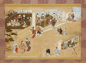Yoshiwara szórakozóhely, c1670-c1685