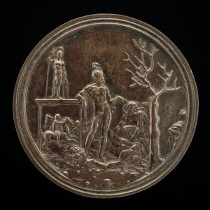 Dávid diadalmaskodott Góliát felett, 1507 vagy korábban. alkotó: Moderno