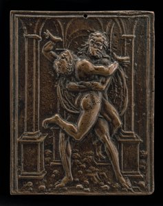 Herkules és Antaeus, 15. század vége – 16. század eleje.