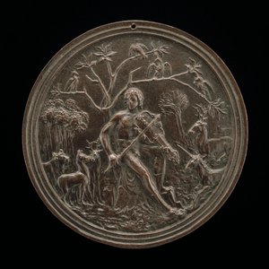 Orpheus Playing to the Animals, 15. század vége – 16. század eleje. alkotó: Moderno