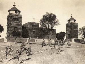 "Birodalom építése" a fasiszta korban: Abesszin templom, 1936.09.05. (f/w fotó) alkotó: Modestino Baldinetti
