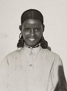 „Birodalom építése” a fasiszta korban: Abesszin lány, 1936.05.09. (f/w fotó) alkotó: Modestino Baldinetti