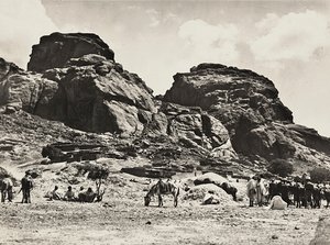 „Birodalom építése” a fasiszta korban: Amba Meterà, 1936.09.05. (f/w fotó) alkotó: Modestino Baldinetti