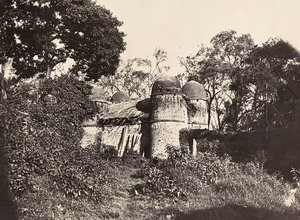 „Birodalom építése” a fasiszta korban: Enda Jézus temploma Makallèban, 1936.09.05. (f/w fotó) alkotó: Modestino Baldinetti