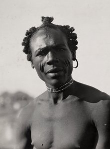 „Birodalom építése” a fasiszta korban: Cunama férfi, 1936.05.09. (f/w fotó) alkotó: Modestino Baldinetti