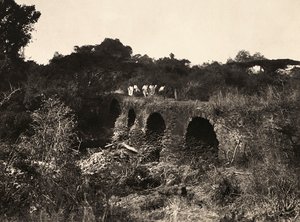 „Birodalom építése” a fasiszta korban: Portugál híd, 1936.09.05. (f/w fotó) alkotó: Modestino Baldinetti