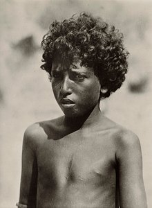 „Birodalom építése” a fasiszta korban: egy fiú a Beni Amer törzsből, 1936.09.05. (f/w fotó)