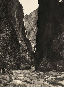 „Birodalom építése” a fasiszta korban: egy szurdok Endelinél, 1936.09.05. (f/w fotó) alkotó: Modestino Baldinetti