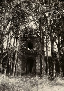 „Birodalom építése” a fasiszta korban: Fasil király örömházának bejárata, 1936. 09. 05. (f/w fotó) alkotó: Modestino Baldinetti