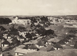 „Birodalom építése” a fasiszta korban: Asmara őslakos negyede, 1936. 09. 05. (f/w fotó) alkotó: Modestino Baldinetti