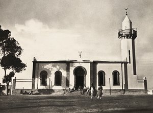 „Birodalom építése” a fasiszta korban: Asmarai mecset, 1936.05.09. (f/w fotó) alkotó: Modestino Baldinetti