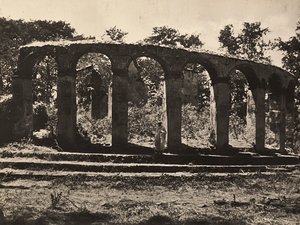 „Birodalom építése” a fasiszta korban: Fasiladas király temploma Gondarban, Etiópiában, 1936. 09. 05. (f/w fotó) alkotó: Modestino Baldinetti