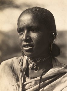 „Birodalom építése” a fasiszta korban: fiatal abesszin lány, 1936.05.09. (f/w fotó)