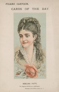 Adelina Patti, Énekel olyan édesen, mint egy fülemüle. alkotó: Modesto Faustini