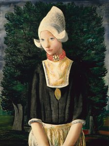 Holland nő (olaj, vászon) alkotó: Moise Kisling