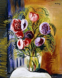 Virágok egy vázában alkotó: Moise Kisling