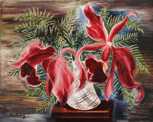 Orchideák; Orchideák alkotó: Moise Kisling