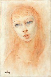Női portré (olaj, vászon) alkotó: Moise Kisling