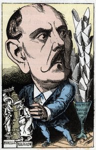Xavier de Montepin (Xavier Henri Aymon Perrin, Montepin grófja) (1823-1902) francia író portréja alkotó: Moloch