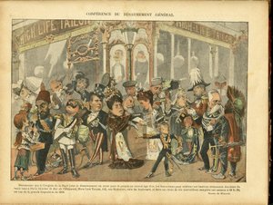 Illusztráció Molochról (1849-1909) a Le Rire-ben alkotó: Moloch
