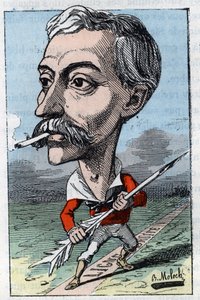 Edouard Lockroy (1838-1913) francia politikus portréja. alkotó: Moloch