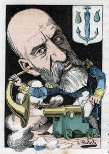 Francois Ferdinand Philippe, Joinville hercegének portréja (1818-1900) alkotó: Moloch