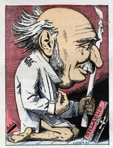 Jules Simon (1814-1896) francia politikus portréja alkotó: Moloch