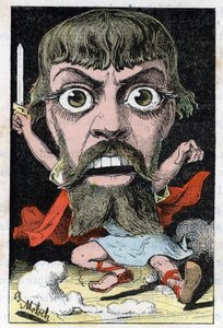 Mount-Sully színész portréja (Jean Sully Mounet, Mounet Sully alkotó: Moloch