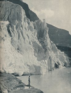 „Guhanó gleccser és Berg-tó Kanada legmagasztosabb hegyén”, 1935 alkotó: Mondiale