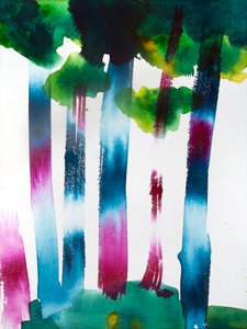 Remembering that Spot, 2020 (akril, tinta és akvarell, vászon)