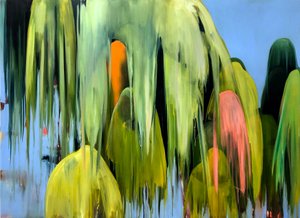Weeping Willow, 2019 (akril és sprayfesték vászonra)